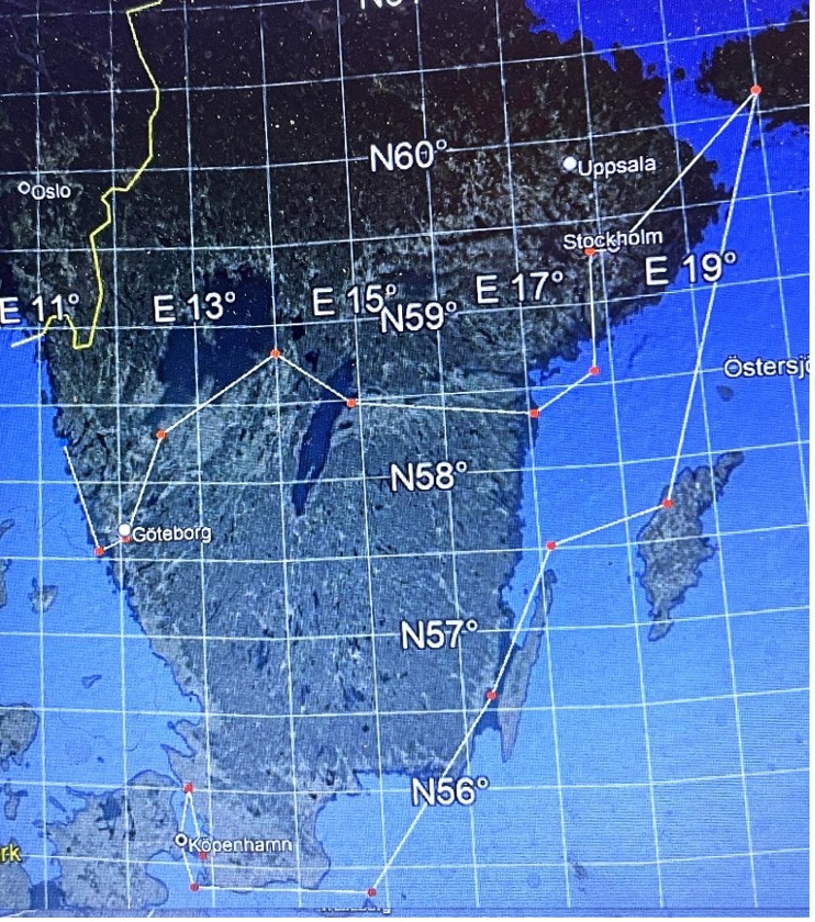 Den 14 maj – på Kristi Himmelfärdsdagen - startar Handala II sin färd genom Norden