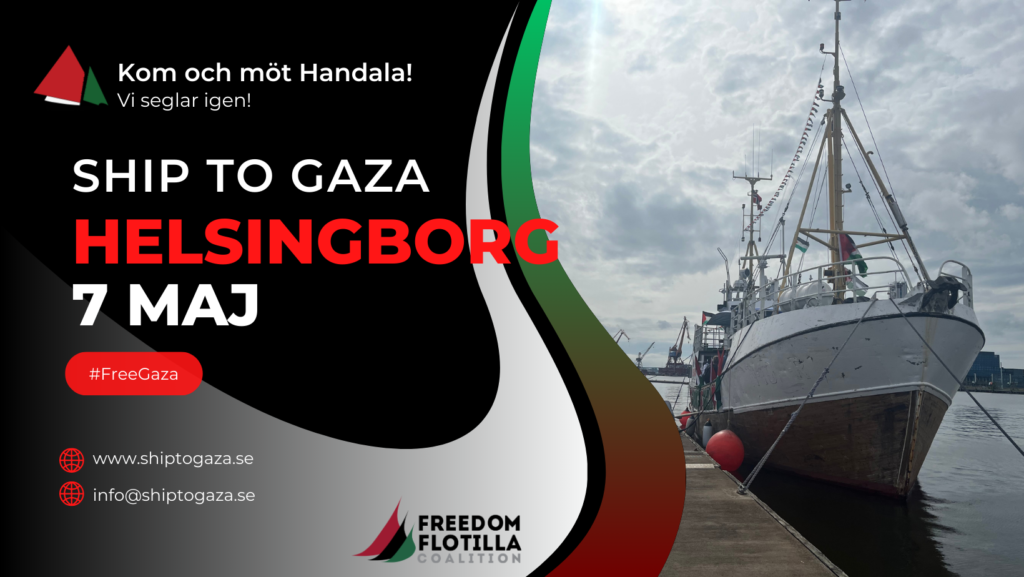Ship to Gaza kommer till Helsingborg!